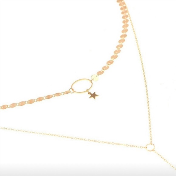 ✨Gold Sequins Tassel Necklace - Picture 3 of 4